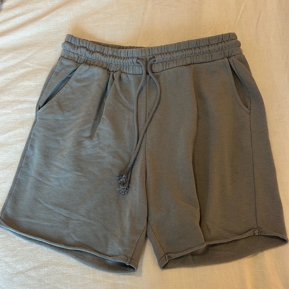 Light Grey/blue H&M sweat shorts